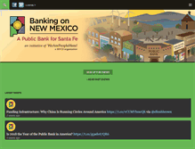 Tablet Screenshot of bankingonnewmexico.org